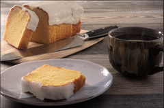 Iced Lemon Pound Cake