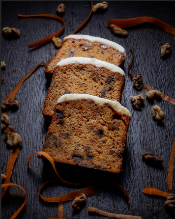 Iced Carrot Pound Cake